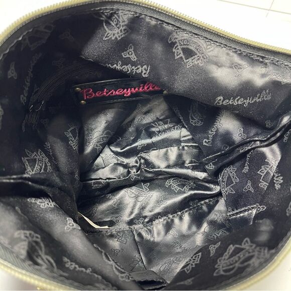 Betseyville Betsey Johnson Floral Crossbody Bag with Purple Roses - Picture 6 of 11